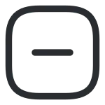 Minus Square SVG Icon